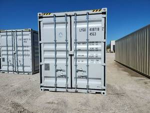 lot 2133 image: 40 High Cube Storage Container, APPROX 102 TALL X 96 WIDE X 40 DEEP  LYGU4187187
