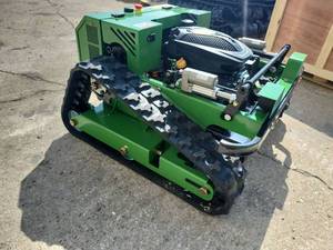 lot 1516 image: VORX Industrial Remote-Controlled Tracked Lawn Mower  Model NL600S