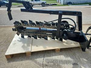 lot 1521 image: VORX Industrial Mini Skid Steer Trencher  NL405
