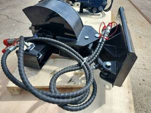 lot 1522 image: VORX Industrial Mini Skid Steer Hydraulic Stump Grinder  Model NL414