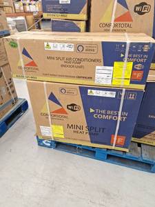 lot 40070 image: Confortotal Mini Split Heat Pump Air Conditioner EICON121-WD2