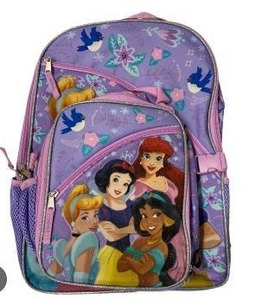 lot 10964 image: Disney Princess Backpack And Lunch Bag