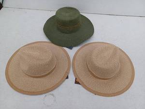 lot 10985 image: Lot Of 3 Sun Hats