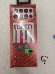 lot 11025 image: Deratoss CM-700 HD Dual Driver In-Ear Wired Headphones