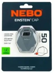 lot 11043 image: Nebo Einstein Cap Light 500mAh Rechargeable LED Headlamp