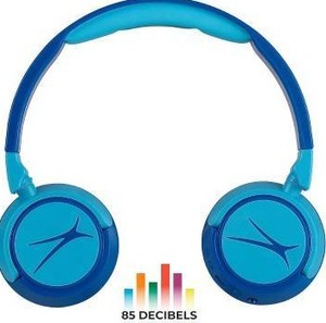 lot 11048 image: Altec Lansing Kids Wireless Bluetooth Headphones, Blue