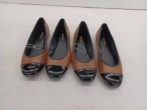 lot 11106 image: Nine West Womens Flats, Brown, Size 9, 2 Pack