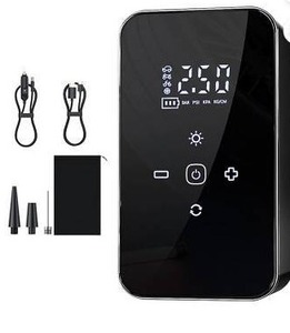 lot 26258 image: Hello Leiboo Car Wireless Air Pump, Black, LB-903A