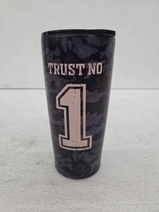 lot 11000 image: Trust No 1 Camouflage Travel Tumbler with Lid