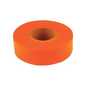 lot 11005 image: CH Hanson Sub-Zero Series 17007 Flagging Tape 150 ft L Fluorescent Orange - Set of 2