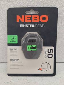 lot 11080 image: NEBO Einstein Cap Light 50 Lumens