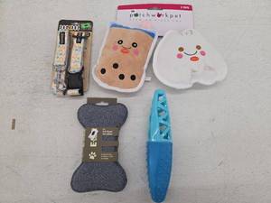 lot 11083 image: Pet Supplies Bundle with Dog Toys and Accessories