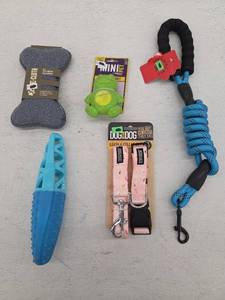 lot 11095 image: Dog Toy and Accessories Bundle