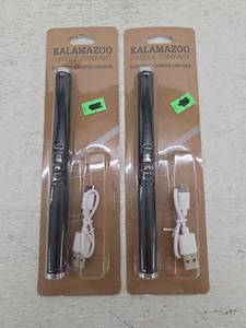 lot 11096 image: Kalamazoo Candle Company Electric Candle Lighters - Set of 2