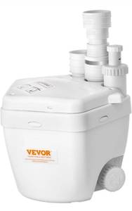 lot 11182 image: VEVOR Utility Sink Pump Model FLO700, 1 HP, 2200 GPH Under Sink Pump with 3 Water Inlets 1 Outlet