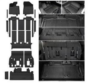 lot 11239 image: Floor Mats Set for 2021-2025 2026 Toyota Sienna, Only for 7 Seats