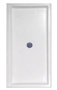 lot 11264 image: Hydro Systems 72x36 Single Threshold Shower Base White- Retail $1010