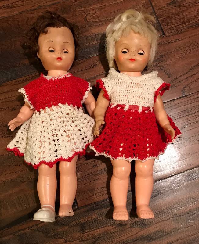 antique plastic dolls