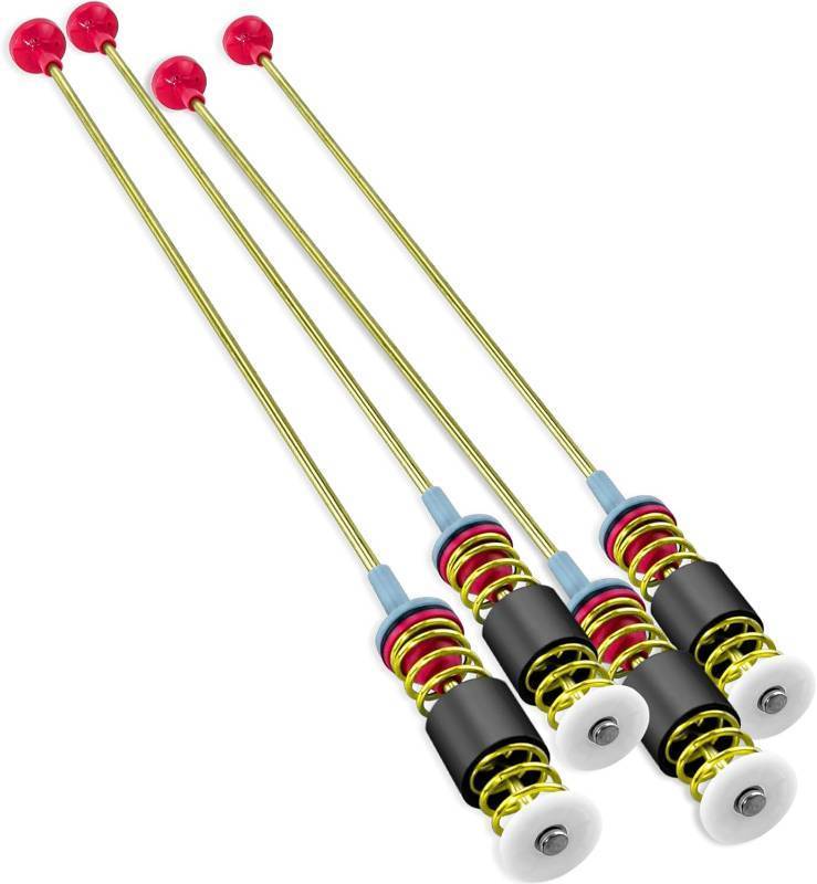 lot 231427 image: Upgraded DC97-16350U DC97-16350T Washer Suspension Rods for SAMSUNG WA50R5200AWUS, WA50R5400AVUS WA50R5400AWUS WA45T3200AWA4 WA45H7000AWA2 and WA45N3050AWA4 Washing Machine 4pcs