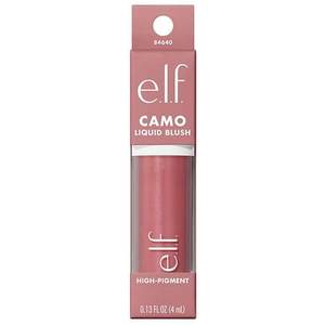 e.l.f. Camo Liquid Blush - Cheeky Lychee - 0.13 fl oz: Paraben-Free, Vegan, Buildable, Recommended for Oily Skin - Retail: $8