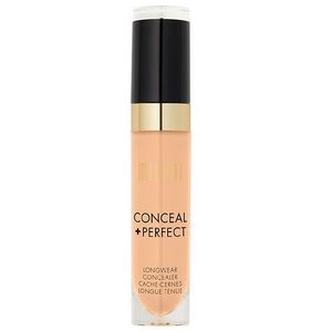 lot 105 image: Milani Conceal  Perfect Longwear Concealer - 140 Pure Beige - 0.17 fl oz Medium Coverage, Face Application, Contains Hyaluronic Acid - Retail $12