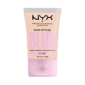 lot 110 image: NYX Professional Makeup Bare with Me Blur Skin Tint Foundation  Medium Coverage  Pale - Retail $14