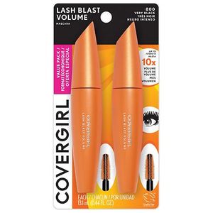 lot 113 image: (2-Pack) COVERGIRL Lash Blast Volume Mascara  800 Very Black  0.44 oz - Retail $29