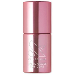 lot 118 image: Olive & June Speed Gloss Topcoat Nail Polish - 0.46 fl oz - Retail $11