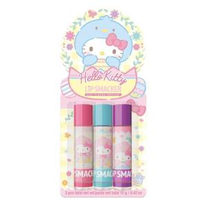 lot 119 image: Lip Smacker Hello Kitty Lip Balm - Blue - 3pk - Retail $5