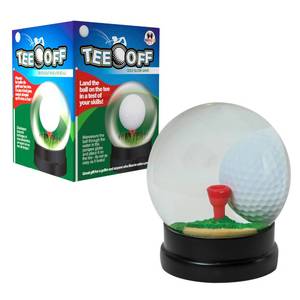 lot 33361 image: Funtime Tee Off Golf Globe Problem Solving Fun Puzzle - Put The Ball on The tee not as Easy as it Looks, Multi-Coloured - Retail $39