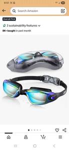 lot 33377 image: Legend adult swim goggles  - Retail $10