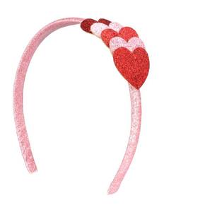 lot 33406 image: Needzo Sparkly Valentines Headband, 2026 Vday Party Hair Accessory, One Size (Pink Hearts, One Size) - Retail $7
