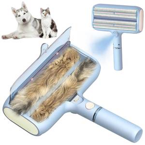 lot 45604 image: Pet Hair Removal Tool New Upgraded Pet Hair Remover with Fur Bin-Reusable Lint Roller for Pet Hair-Cat and Dog Hair Remover for Couch, Furniture, Carpet, Clothes, Car Seat - Essential for Pet Owners - Retail $40