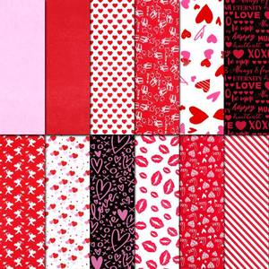 lot 26681 image: Red Pink Tissue Paper Gift Wrapping Paper 12 Design Light Purple Pink Red Heart Pattern Decorative Paper Art Tissue for Gift Bag Decorations Wedding Birthday Baby Shower Party Favor - Retail $13