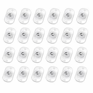 lot 26697 image: Self Adhesive Caster Wheels, Appliance Rollers Appliance Slider for Kitchen, 360° Swivel Small Casters - Solve Coffee Maker Air Fryer Small Appliances Countertop Sliding (Clear - 24 Pcs) - Retail $11