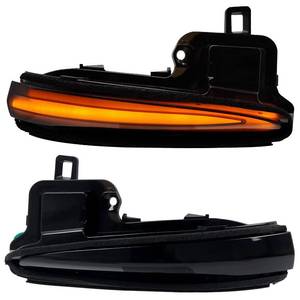 lot 26810 image: Side Mirrors LED Sequential Dynamic Blackout Turn Signal Lights Indicator 2pcsPair for Toyota Tacoma 16-23, RAV4 19-25, Highlander 2020-2025 (Blackout) - Retail $32