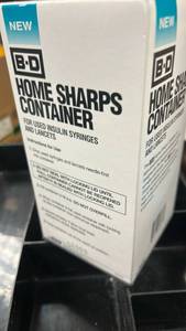 lot 170 image: BD Home Sharps Container for Insulin Syringes and Lancets