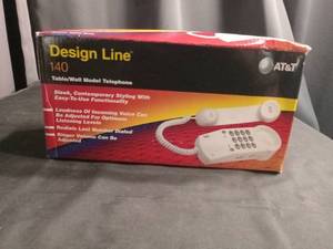 lot 3978 image: AT&T Design Line 140 TableWall Telephone