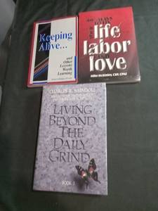 lot 3518 image: Christian Inspirational Books Collection - Swindoll McKinley Life and Labor Theology Set