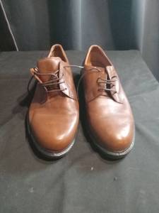 lot 3438 image: ECCO Brown Leather Oxford Dress Shoes Size 42