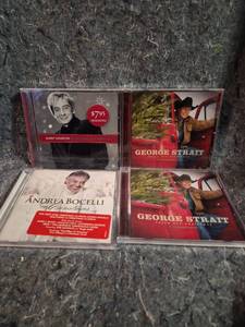 lot 123 image: Holiday Music CD Collection - Manilow, Strait, Bocelli