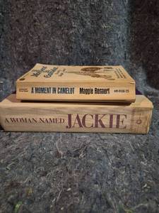 lot 136 image: Signed 1968 A Moment in Camelot and A Woman Named Jackie Book Set