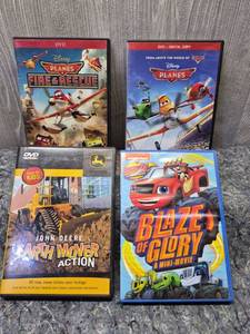 lot 147 image: Childrens DVD Movie Bundle - Disney Planes & Construction