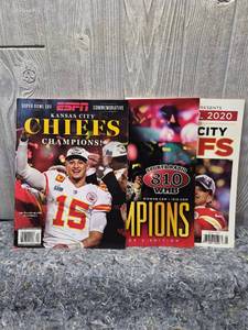 lot 153 image: 2020 Kansas City Chiefs Super Bowl LIV Championship Magazine Collection