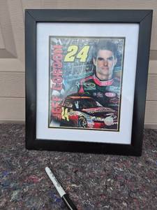 lot 213 image: NASCAR #24 Sprint Cup Champion Framed Print