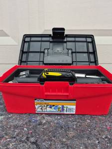 lot 221 image: Mixed Tool Set with Red Storage Box