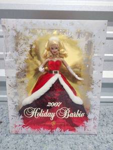 lot 50 image: 2007 Holiday Barbie Doll - Some Box Damage - See Pics