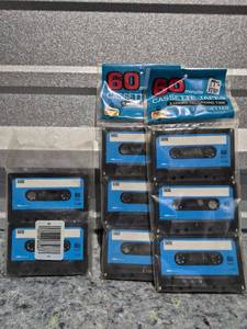 lot 231 image: 60 Minute Blank Cassette Tapes Pack