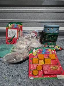 lot 237 image: Christmas Holiday Craft Supply Bundle and Activity Sets