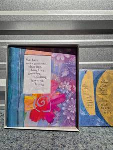 lot 272 image: Hallmark Maya Angelou Life Mosaic Inspirational Journal Set